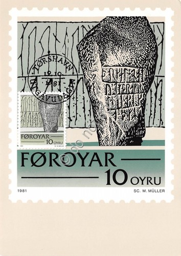 Cartolina Maximum Historic writings N. 1 1981