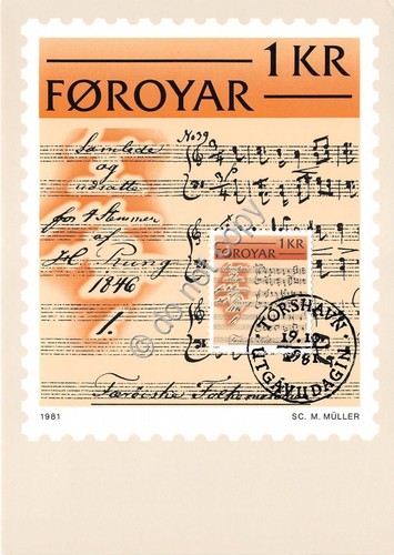 Cartolina Maximum Historic writings N. 2 1981