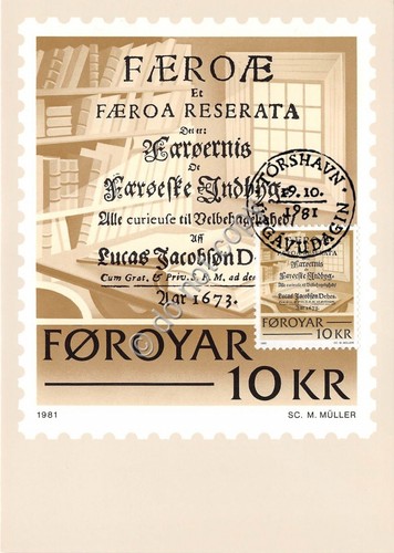 Cartolina Maximum Historic writings N. 5 1981