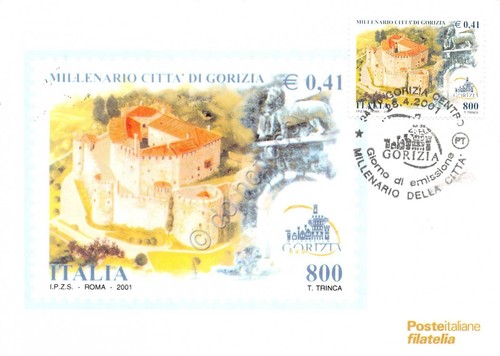 Cartolina Maximum Millenario Città di Gorizia 2001