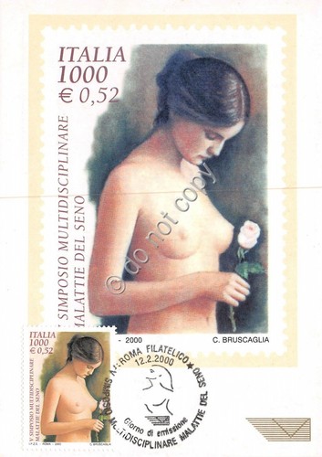 Cartolina Maximum Simposio multidisciplinare malattie del seno 2000