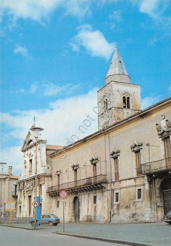 Cartolina Melfi Potenza Cattedrale e Palazzo Vescovile