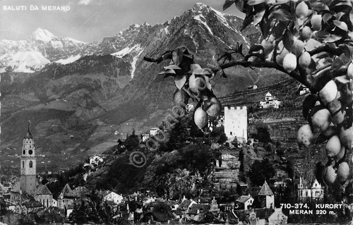 Cartolina Merano Kurort 1953