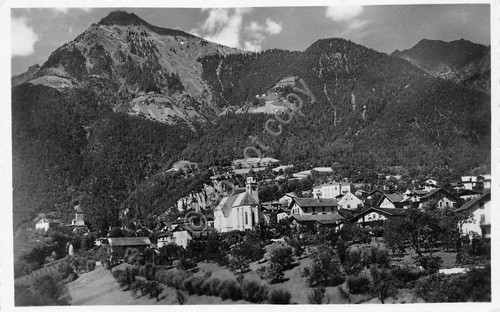 Cartolina Merano Paese e Castello Tirolo 1953