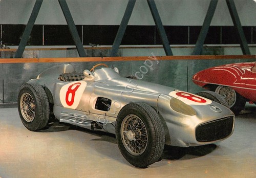 Cartolina Mercedes Benz RW 196 Museo automobile Torino