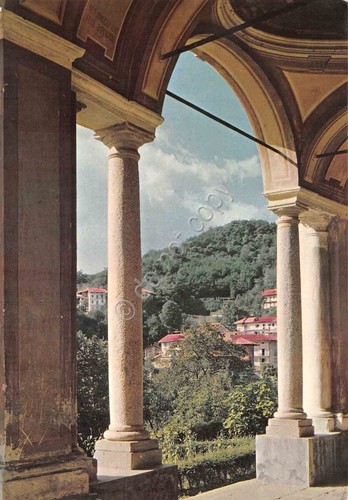 Cartolina Mezzana Fraz Mondalforno scorcio panorama da arcata