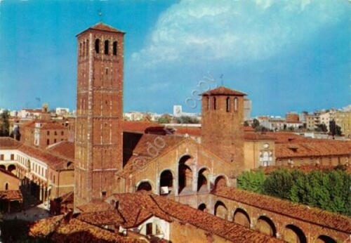 Cartolina Milano Basilica S. Ambrogio 1975