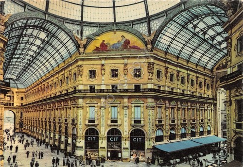 Cartolina Milano Galleria Vittorio Emanuele CIT