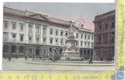 Cartolina Milano Piazza della Scala anni '10