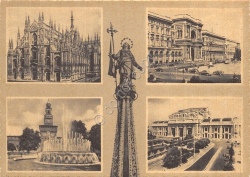 Cartolina Milano vedute