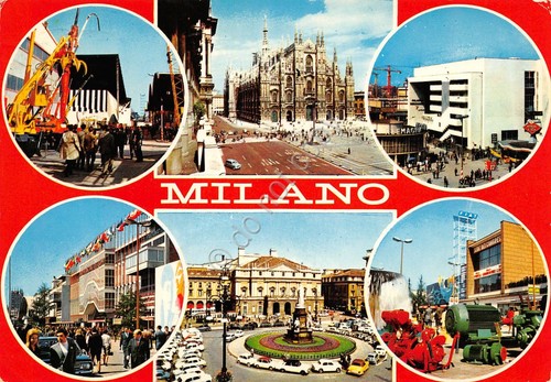 Cartolina Milano vedute 1972