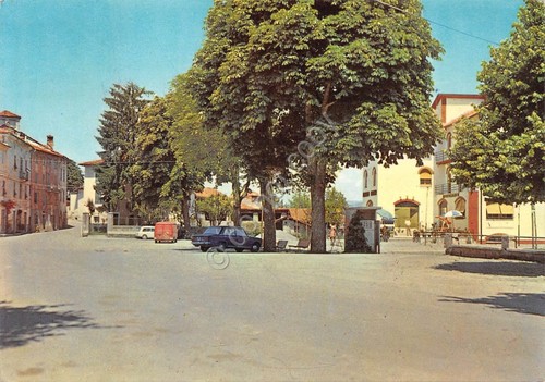 Cartolina Mioglia Piazza Generale Rolandi 1959