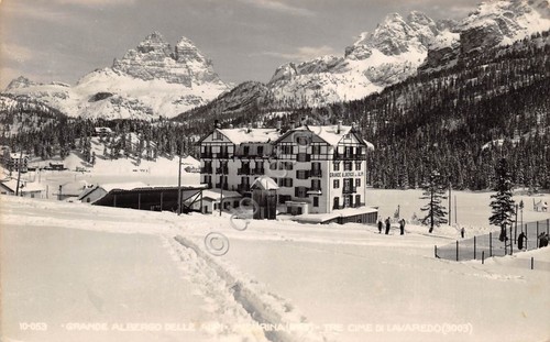 Cartolina Misurina Albergo delle Alpi