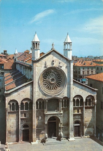 Cartolina Modena Duomo Facciata Ed SAR