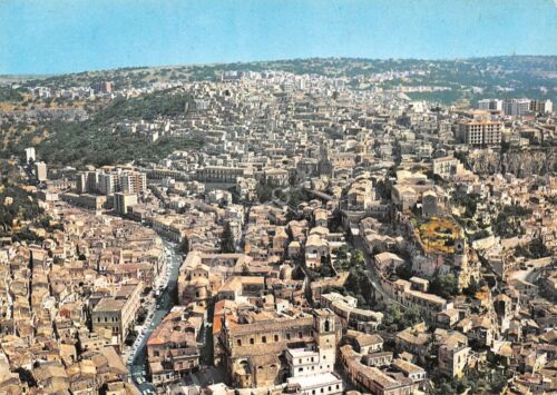 Cartolina Modica panorama aereo