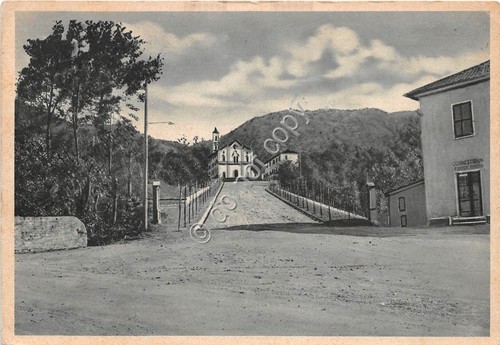 Cartolina Molare Alessandria Santuario B.V. delle Rocce 1947