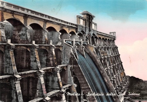 Cartolina Molato Serbatoio Val Tidone 1962