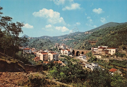 Cartolina Molina di Vietri sul mare veduta del paese anni …
