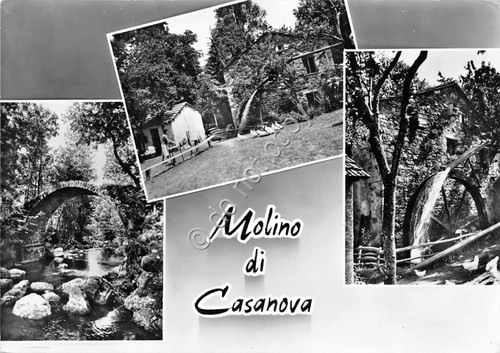 Cartolina Molino di Casanova Val Trebbia Vedutine 1964