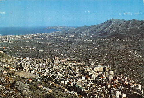 Cartolina Monreale Panorama e Conca d'Oro (Palermo)