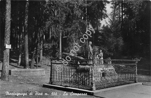 Cartolina Montagnaga di Pinè la Comparsa