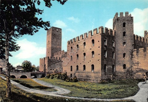 Cartolina Montagnana Castello Porta Padova e Torre
