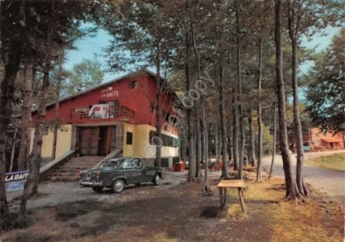 Cartolina Monte Amiata Ristorante la Baita timbro bar seggiovia 1973