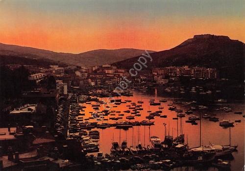 Cartolina Monte Argentario Porto Ercole Notturno anni '60