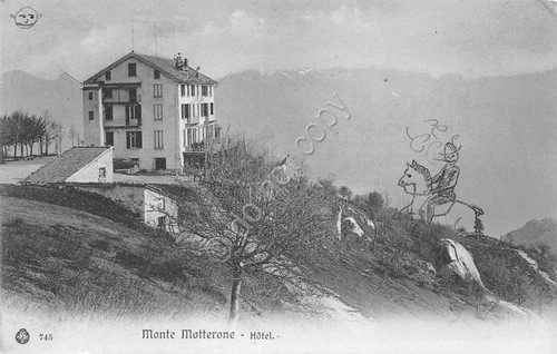 Cartolina Monte Mottarone Hotel 1909