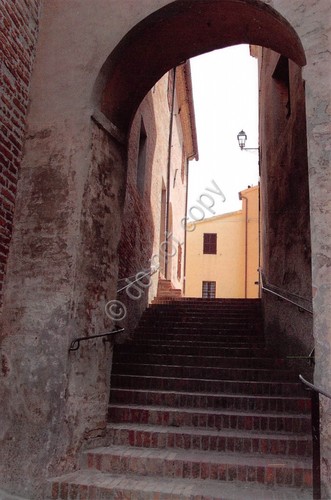 Cartolina Montecarotto Porta nord ovest