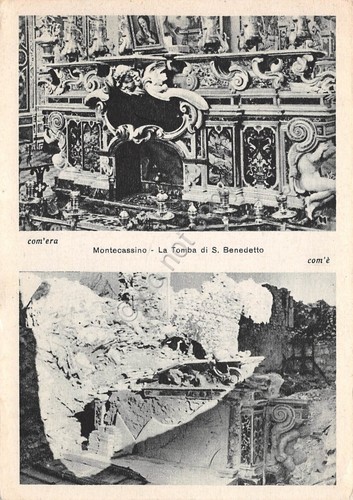 Cartolina Montecassino Tomba di san Benedetto