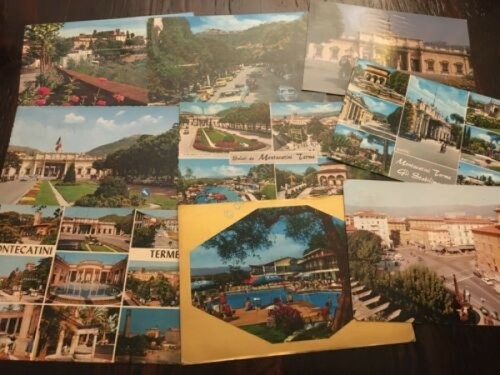 Cartolina Montecatini lotto di 9 cartoline VG e NVG (Pistoia)