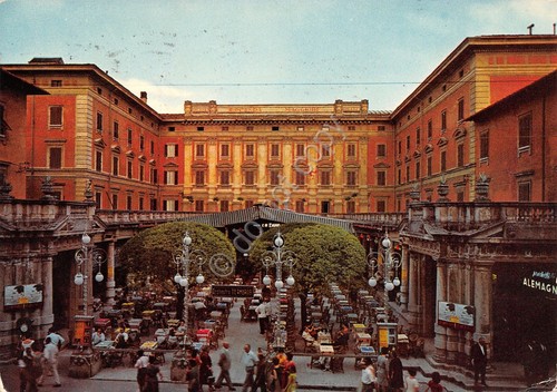 Cartolina Montecatini Terme Caff? Gambrinus animata 1956 (Pistoia)