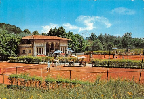 Cartolina Montecatini Terme Campi da tennis