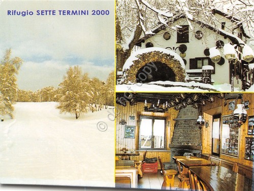 Cartolina Montegrino Rifugio Sette Termini 2000 vedute
