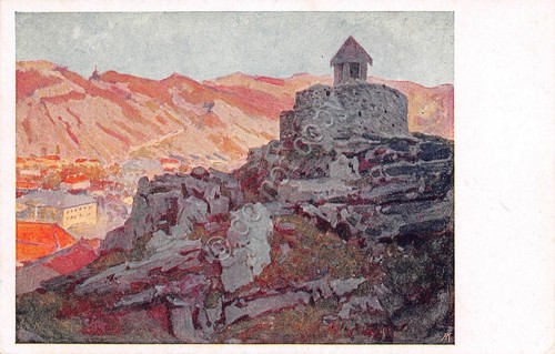 Cartolina Montenegro Cetinje mit koniglichen Scloss n. 589