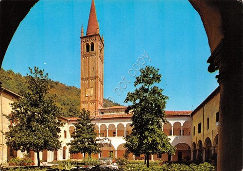Cartolina Monteortone Chiostro dell' Abbazia 1965 (Padova)