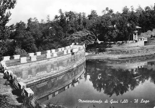 Cartolina Monterotondo di Gavi Lago 1974