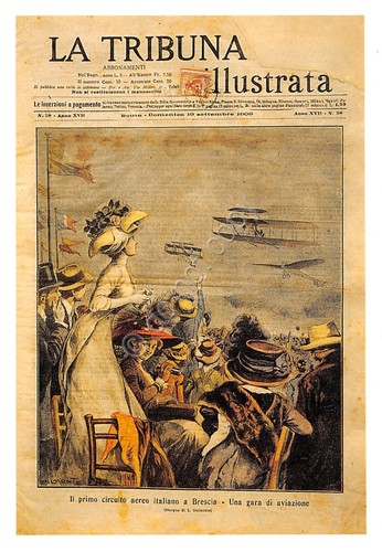 Cartolina Montichiari Festival dei motori 1995 circuito aereo del 1909 …