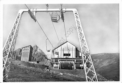 Cartolina Monviso seggiovia 1961