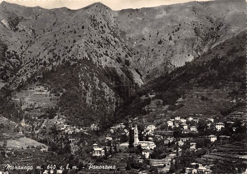 Cartolina Moranego Panorama 1957 (Genova)