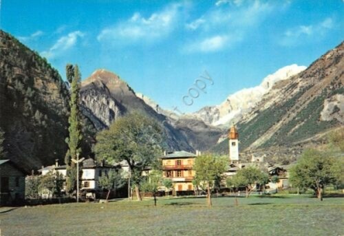 Cartolina Morgex panorama 1962 (Aosta)