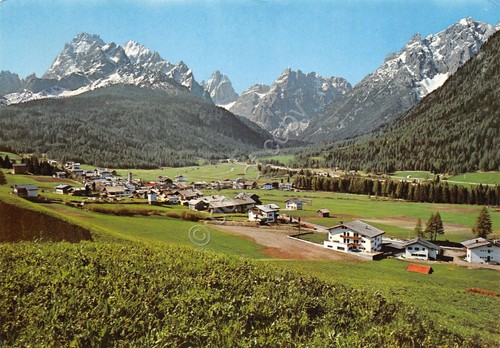 Cartolina Moso di Sesto Croda Rossa Cima Dodici 1970 (Bolzano)