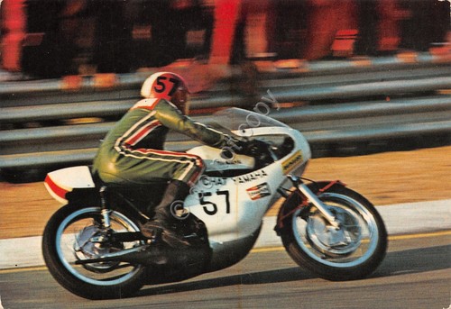 Cartolina Moto da corsa Yamaha n. 57