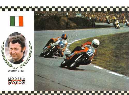 Cartolina Motociclismo Walter Villa Modena 2003