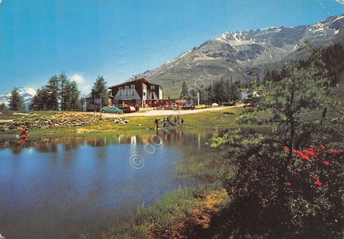 Cartolina Motta Baia del Sole Vallespluga 1977