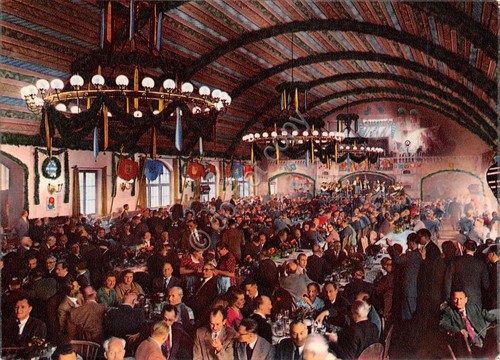 Cartolina Munchen Hofbrauhaus Festsaal