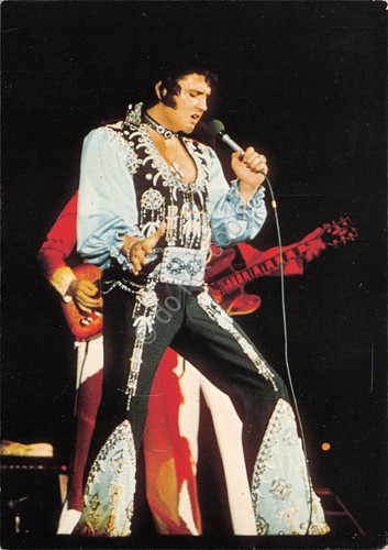 Cartolina Musica Elvis Presley