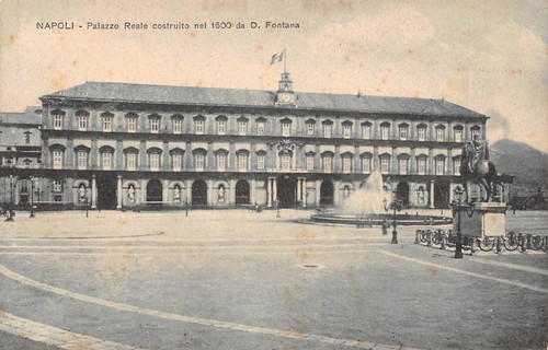 Cartolina Napoli Palazzo Reale Anni '20