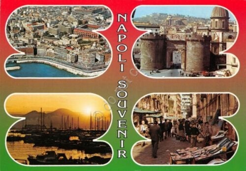 Cartolina Napoli vedute